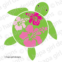 Modern-honu-with-hibiscus-on-shell_preview