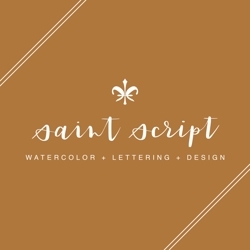 Saintscript_logo_mustard_preview